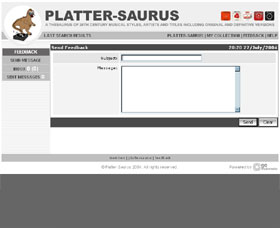 Platter-Saurus Feedback